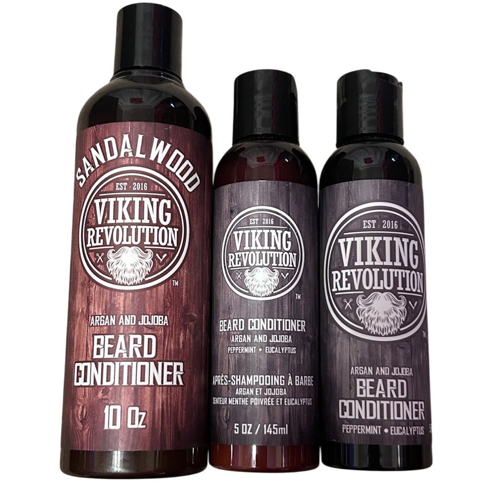 Viking Revolution Beard Conditioner Bundle for Men